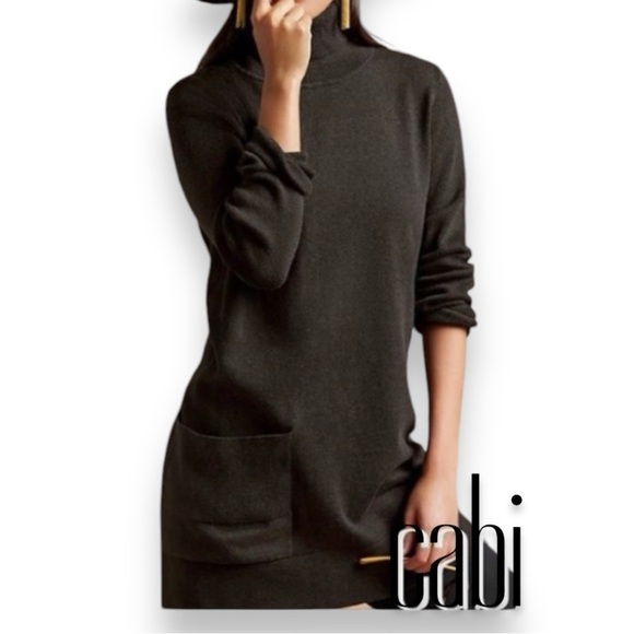CABi Turtleneck Sweater Long Sleeve Tunic Fireside 3476 Sz Medium - Picture 1 of 10